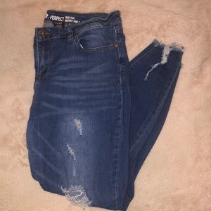 S.O.N.G. Perfect High Rise Skinny Ankle Jeans